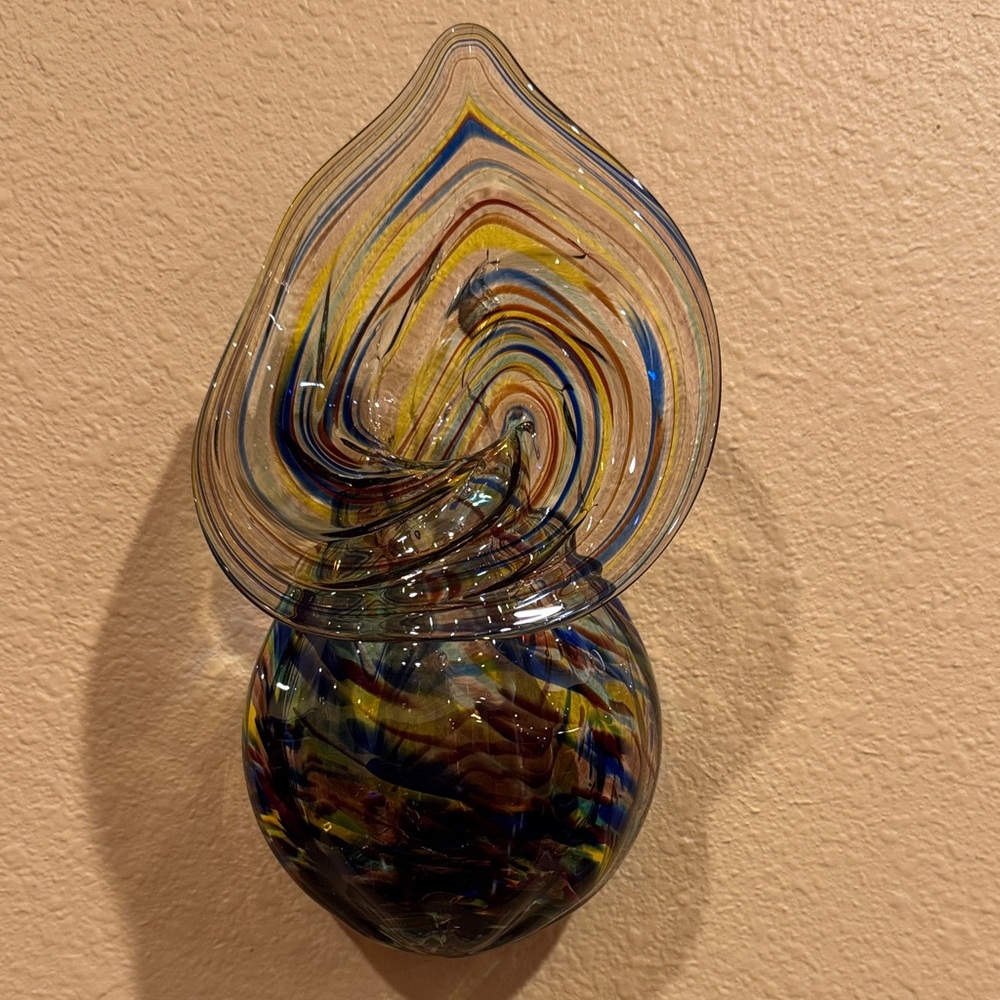 Multicolor Glass Wall Art / vase